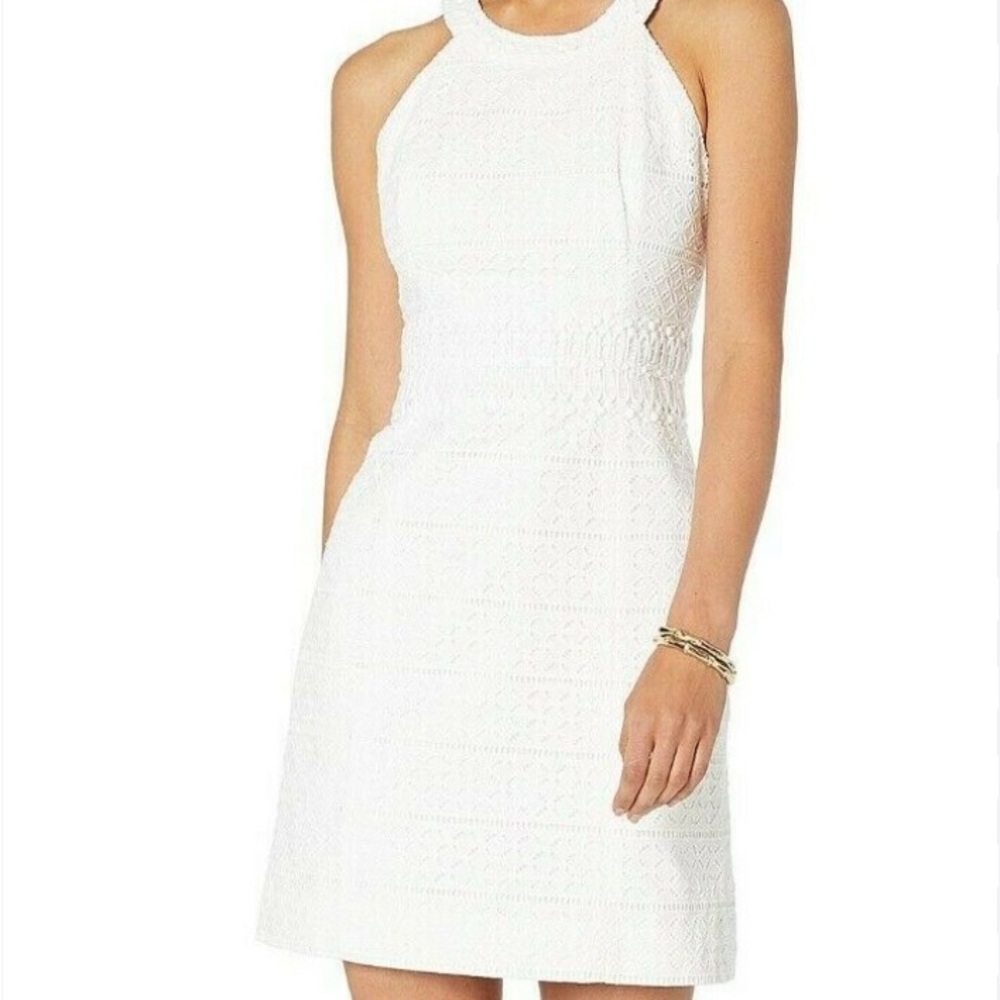 NWT Lilly Pulitzer Ashlyn Resort White Sheath Mini Dress